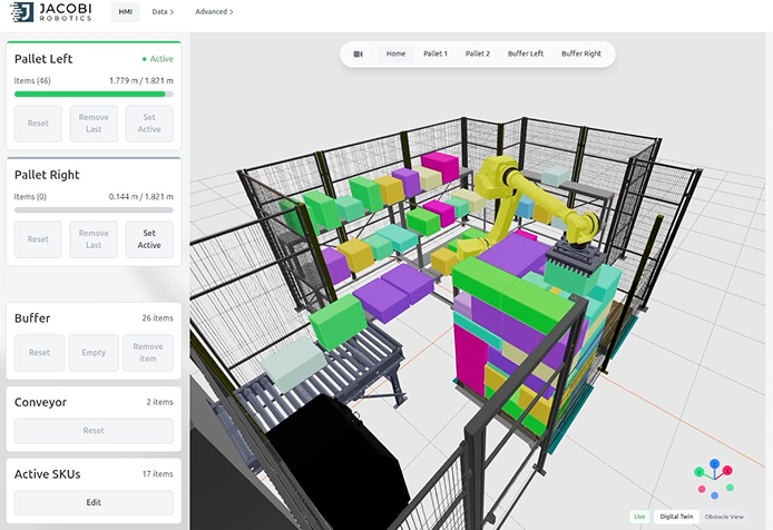 Data-driven palletizing design