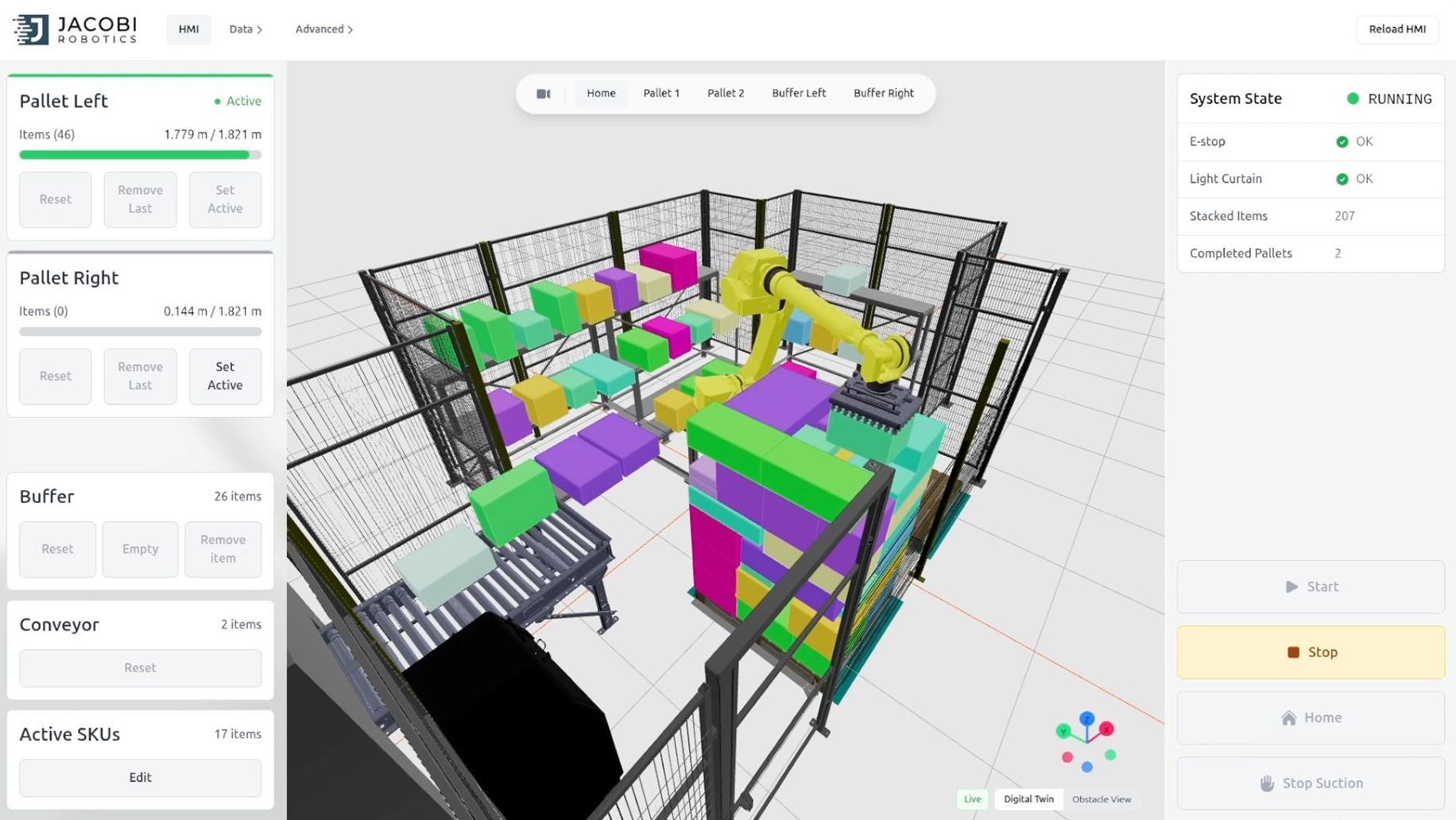 Data-Driven Palletizing Design